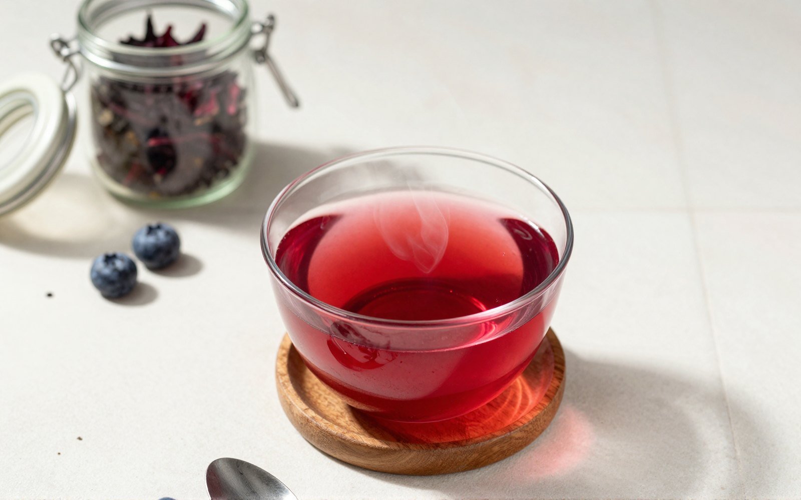 Blueberry Hibiscus Spruce Infusion