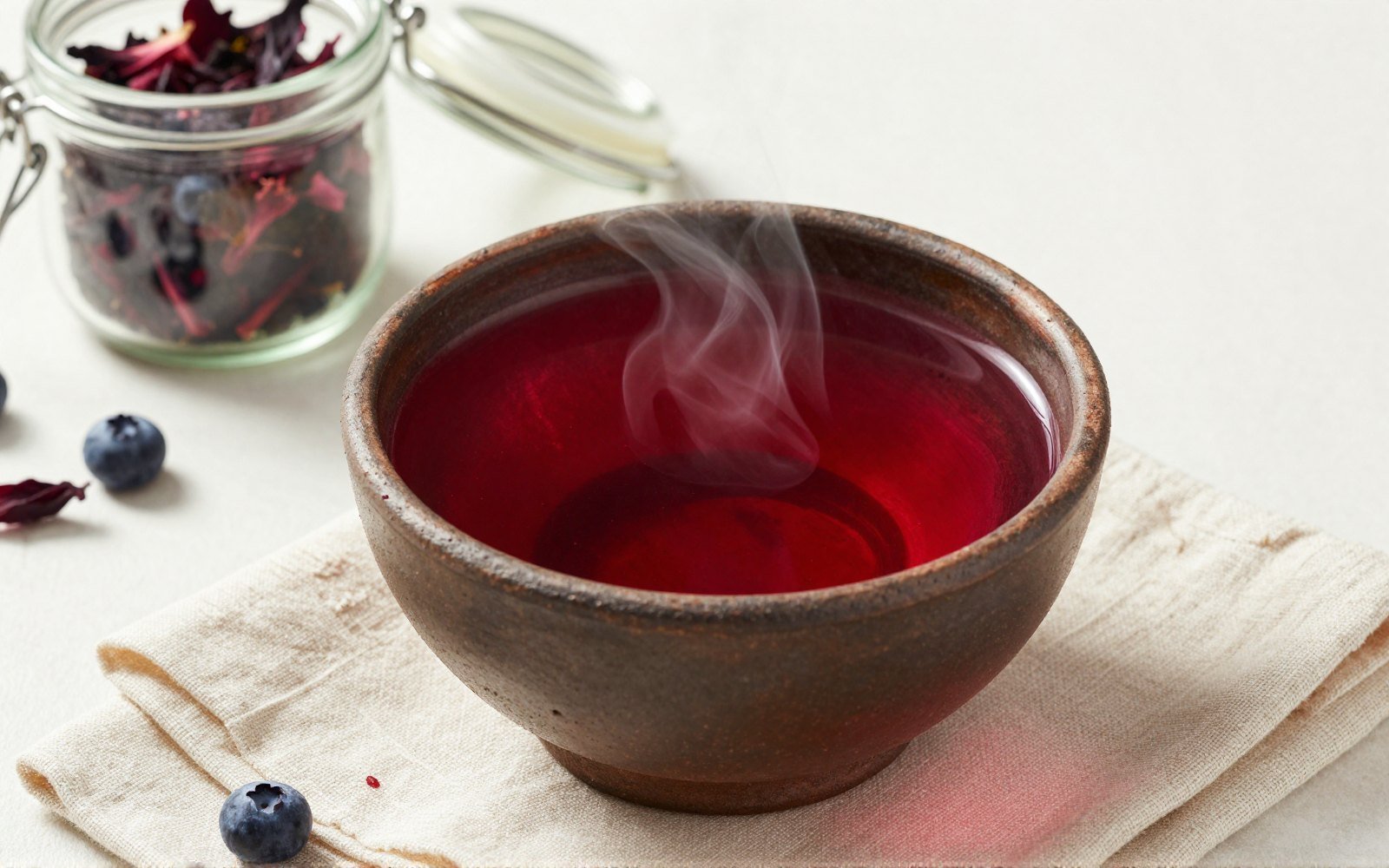 Blueberry Hibiscus Spruce Infusion
