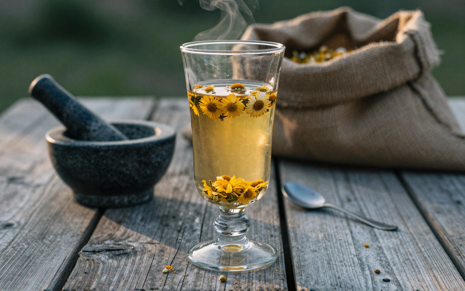 Egyptian Golden Chamomile Blossom