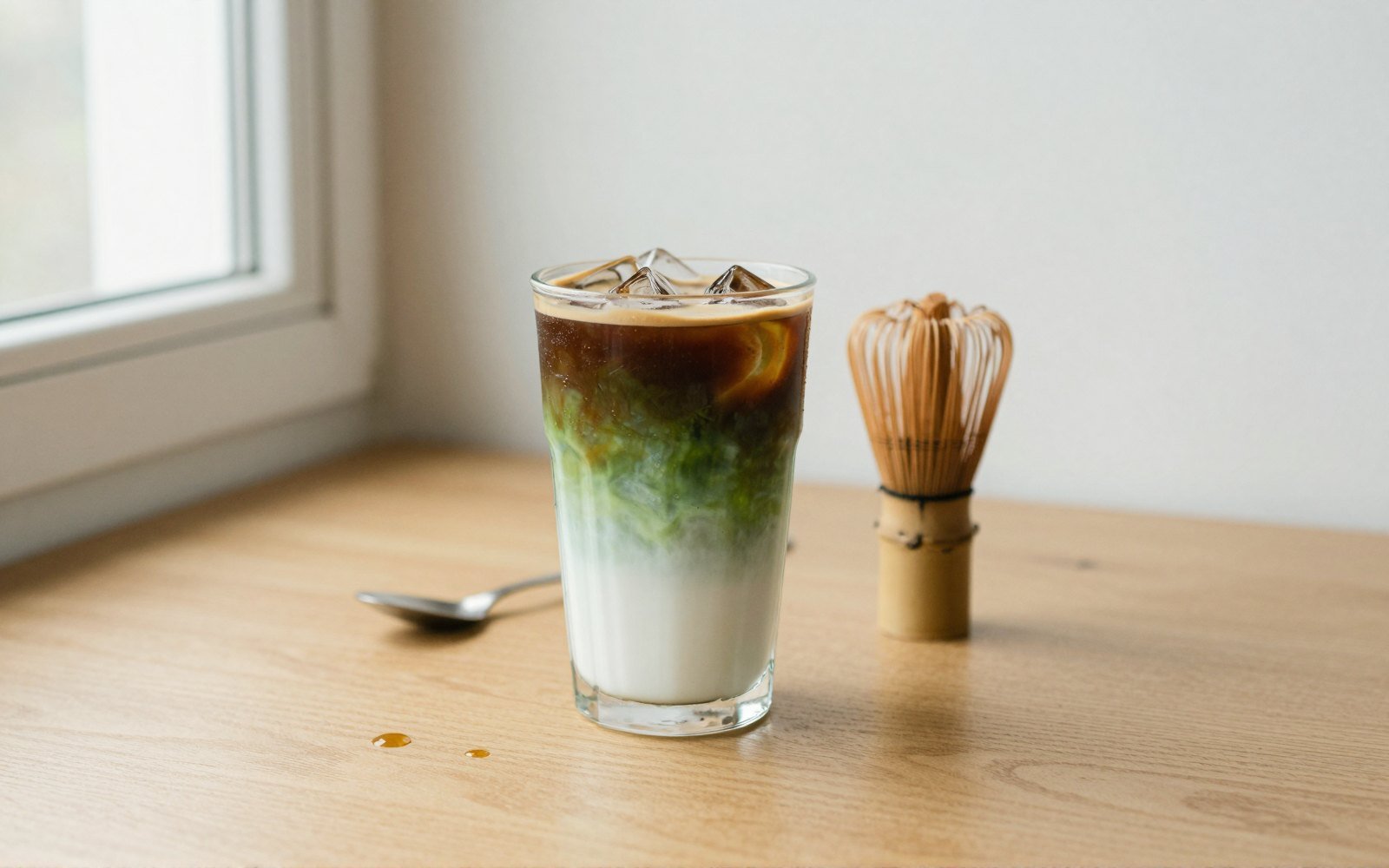 Dirty Matcha Latte