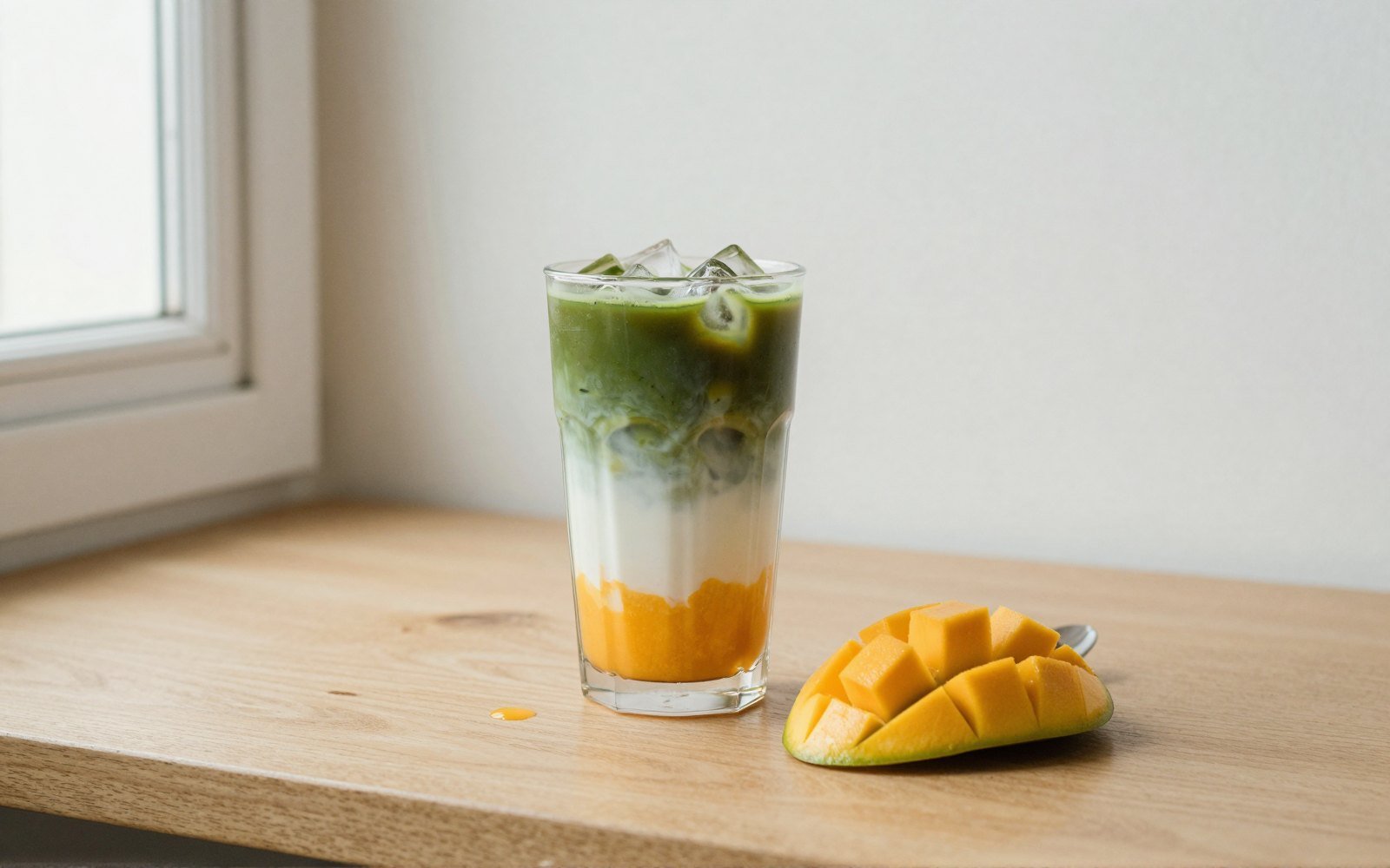 Mango Matcha Latte